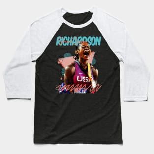 Retro Vintage sha carri richardson Fan Art Design Baseball T-Shirt